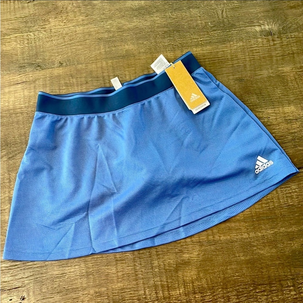 Adidas PRIMEGREEN blue mini skirt medium